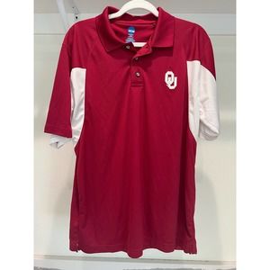 NCAA OU University of Oklahoma Polo Men's Size Medium‎